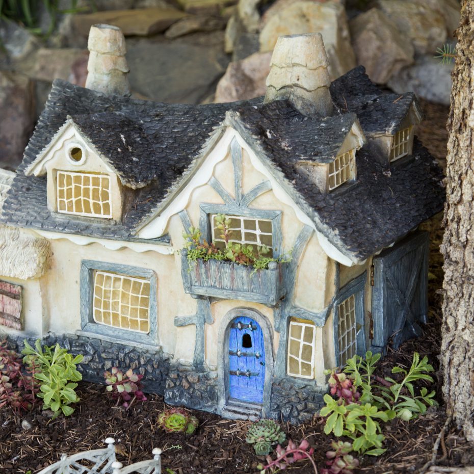 mini succulent garden cottage