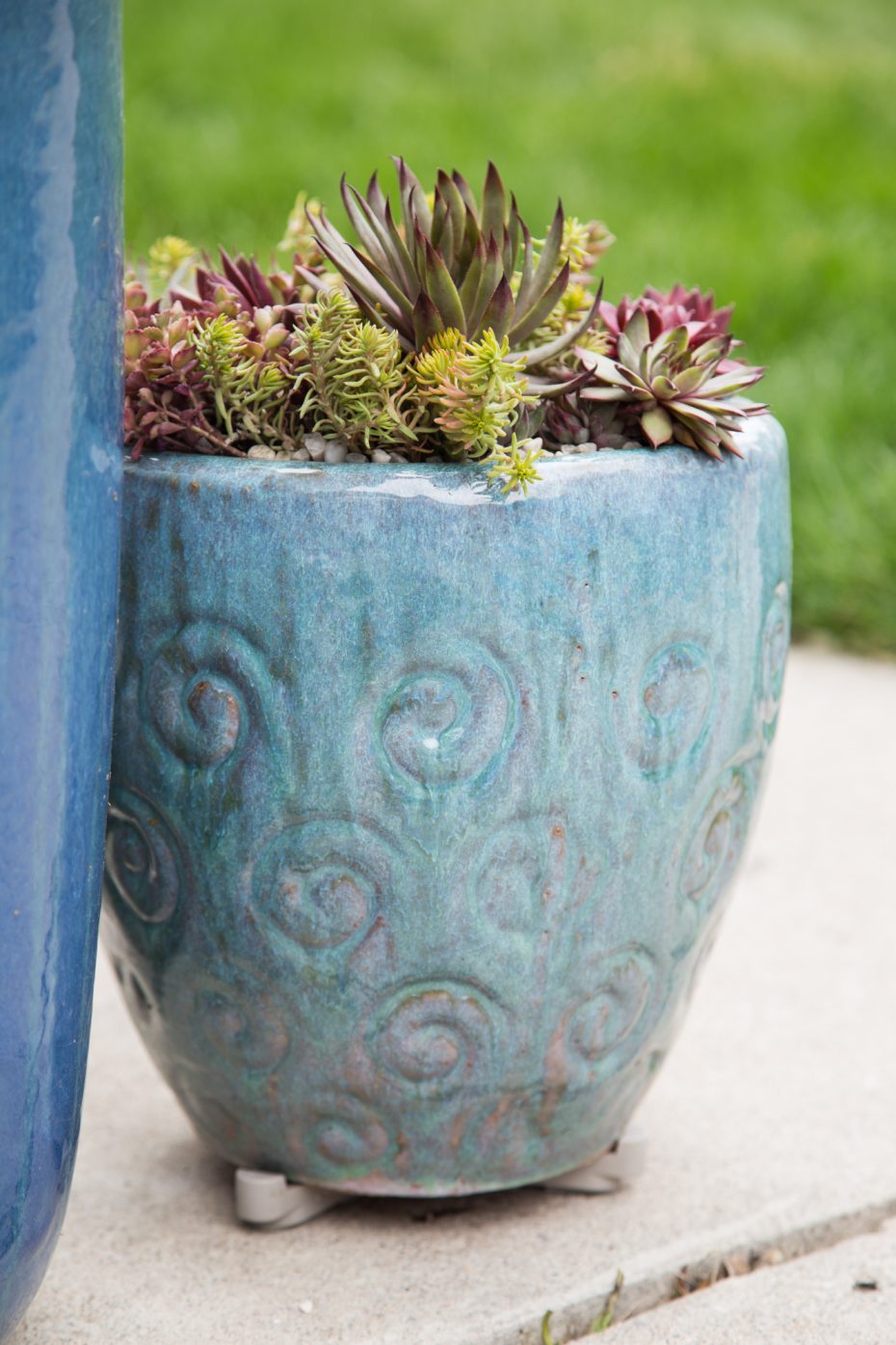 use pot feet for succulents summer